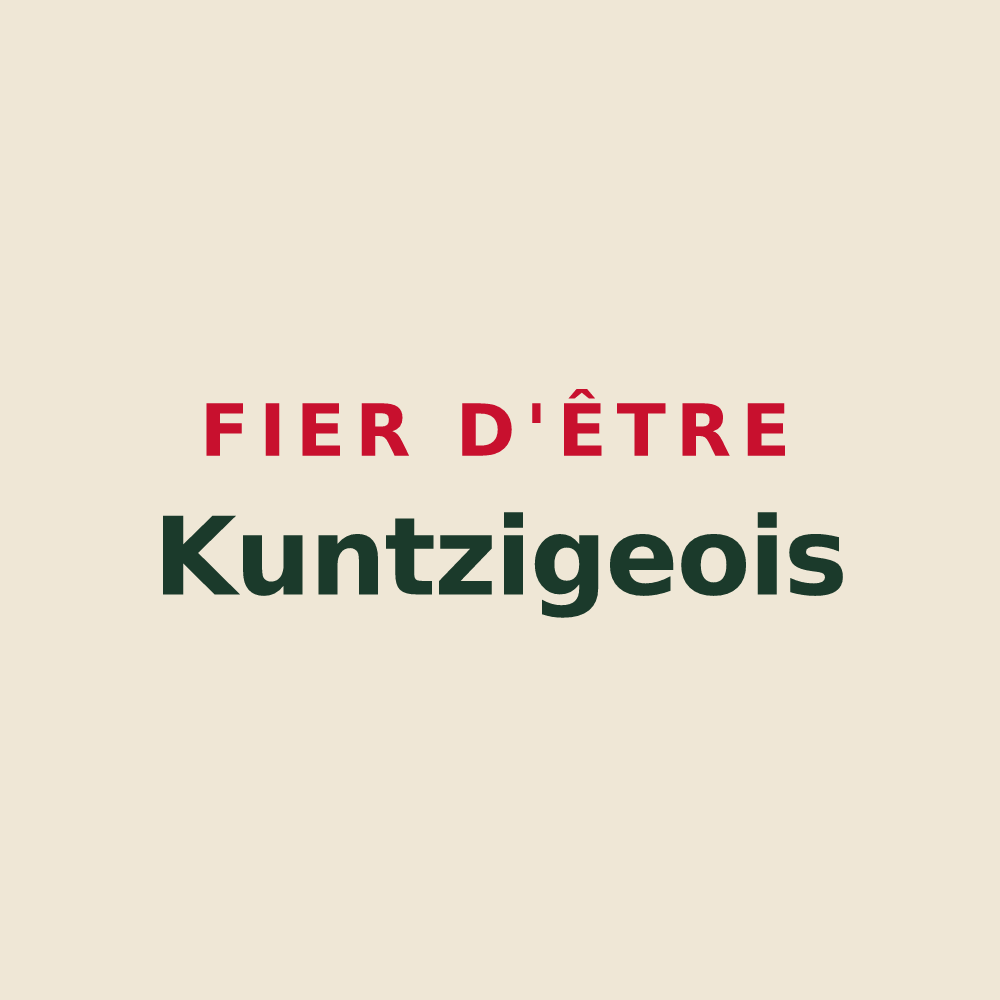 Tote bag « Fier d'être Kuntzigeois » — design pour Kuntzig