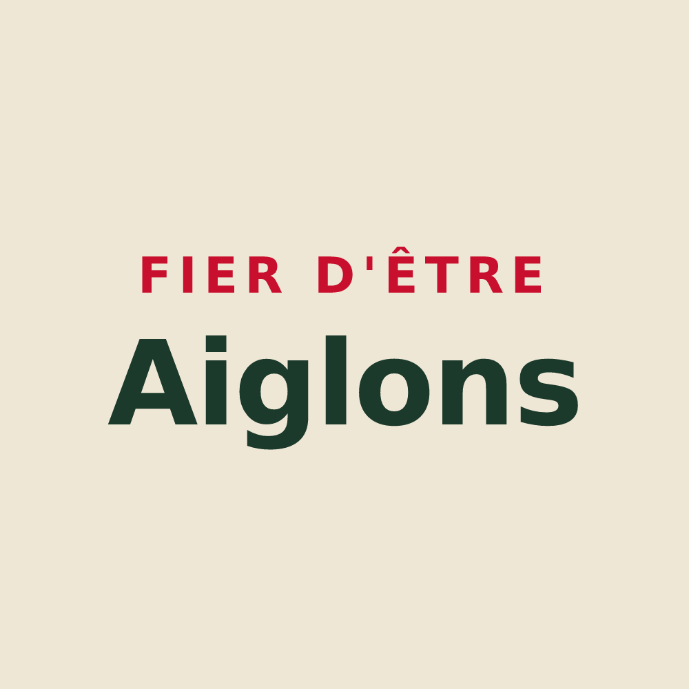 Tote bag « Fier d'être Aiglons » — design pour L'Aigle