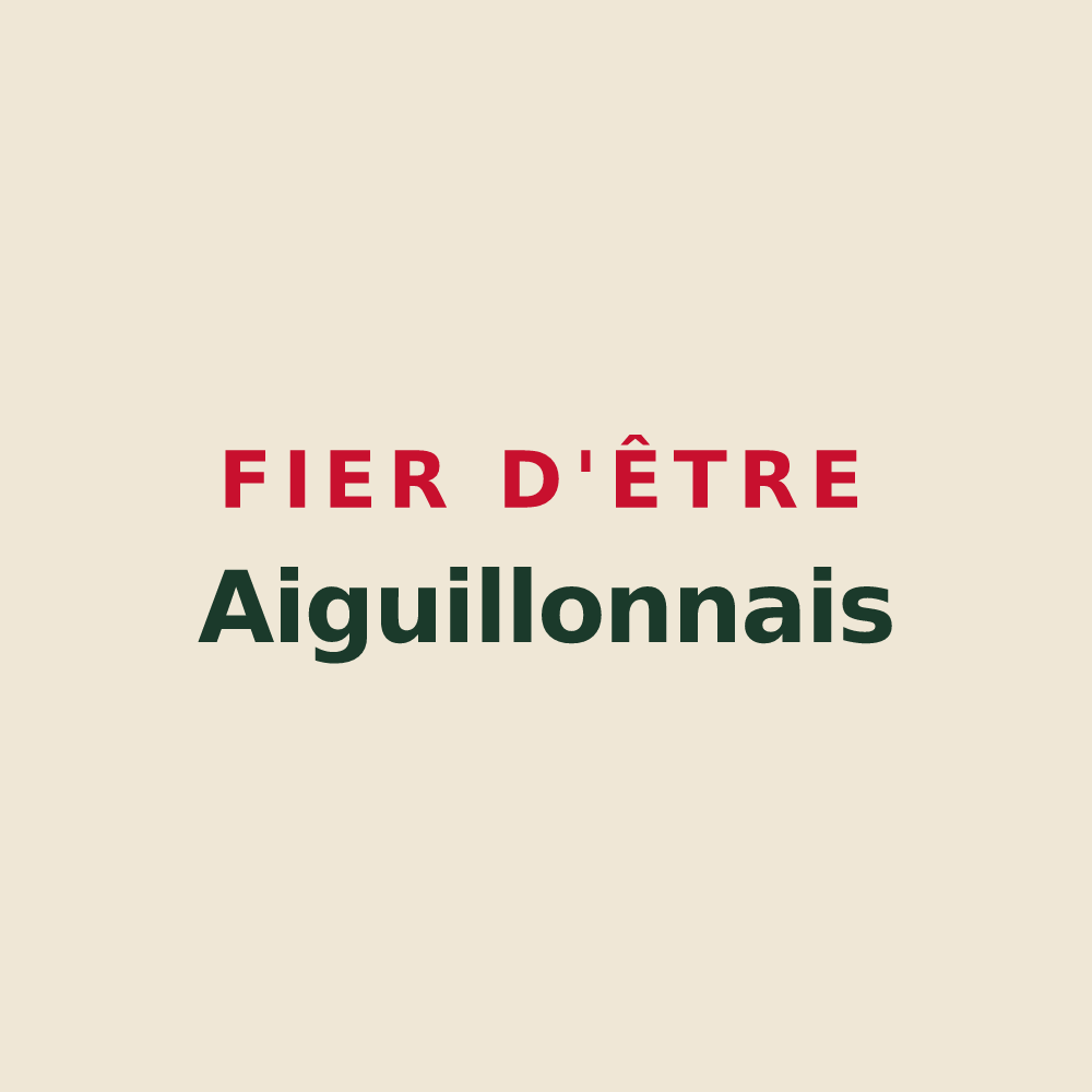 Tote bag « Fier d'être Aiguillonnais » — design pour L'Aiguillon-la-Presqu'île