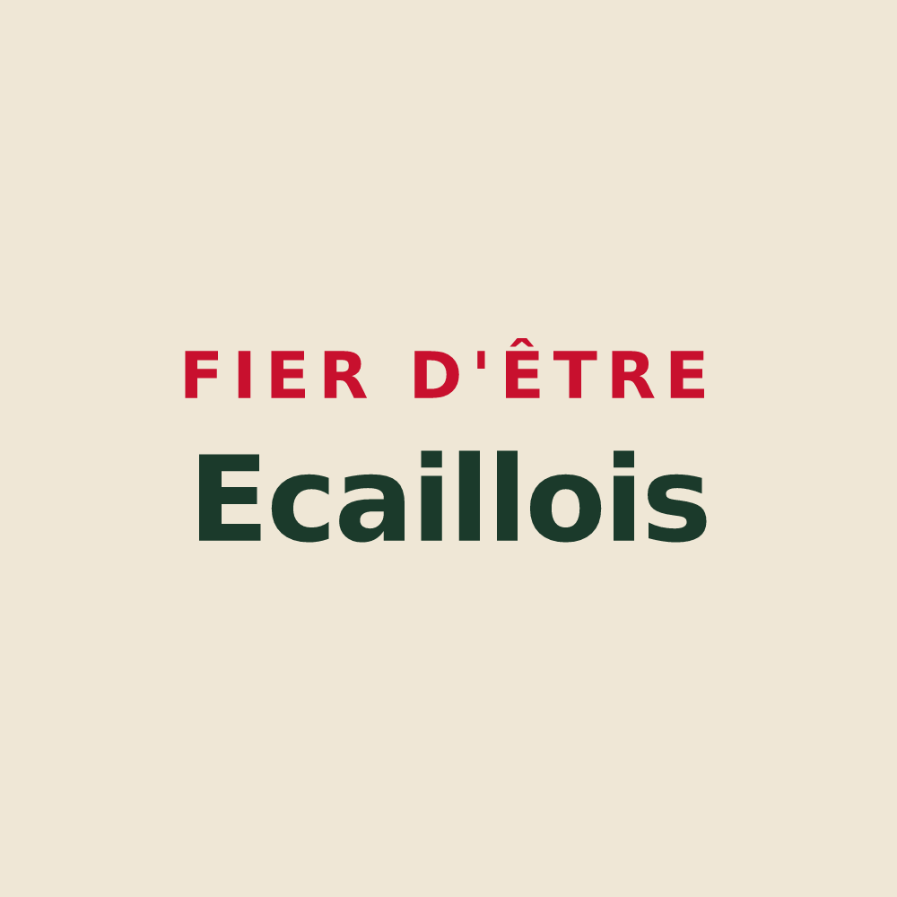 Tote bag « Fier d'être Ecaillois » — design pour L'Écaille