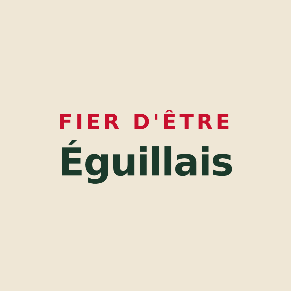 Tote bag « Fier d'être Éguillais » — design pour L'Éguille