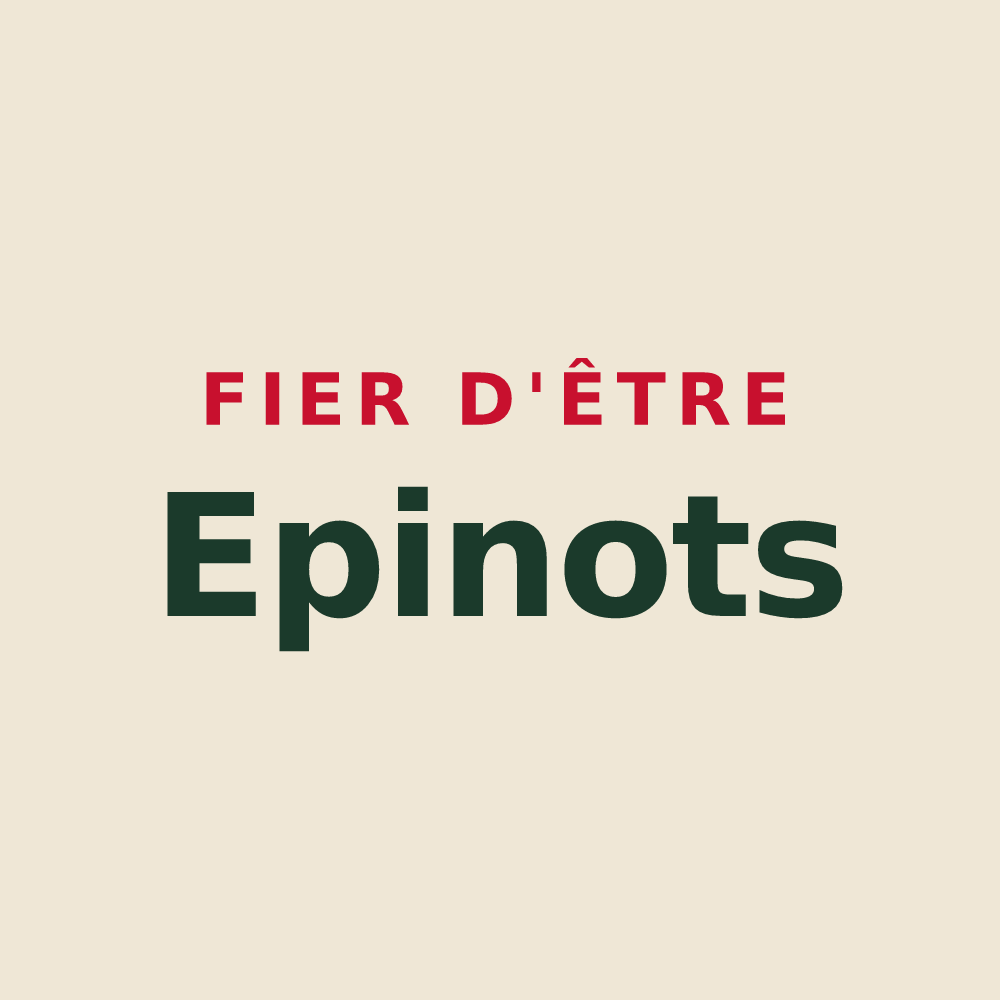 Tote bag « Fier d'être Epinots » — design pour L'Épine