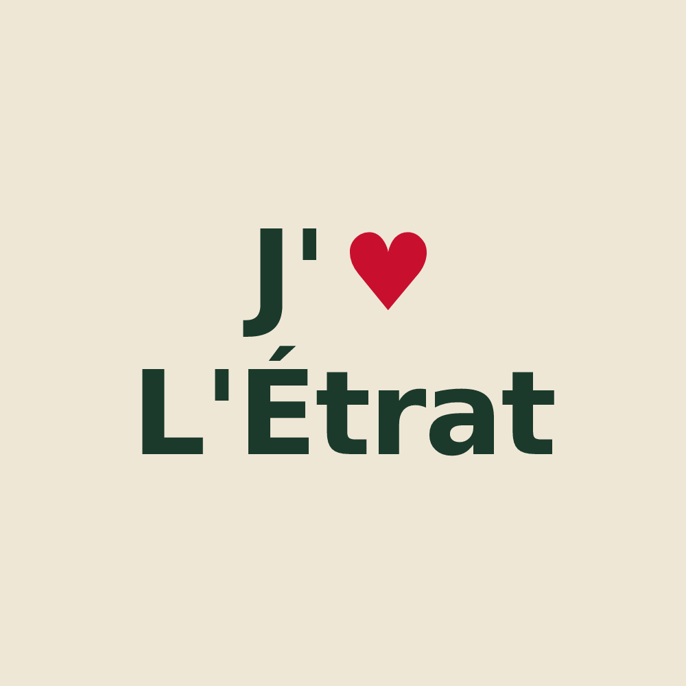 Tote bag personnalisé L'Étrat — design J'aime L'Étrat