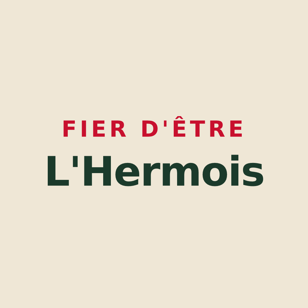 Tote bag « Fier d'être L'Hermois » — design pour L'Herm