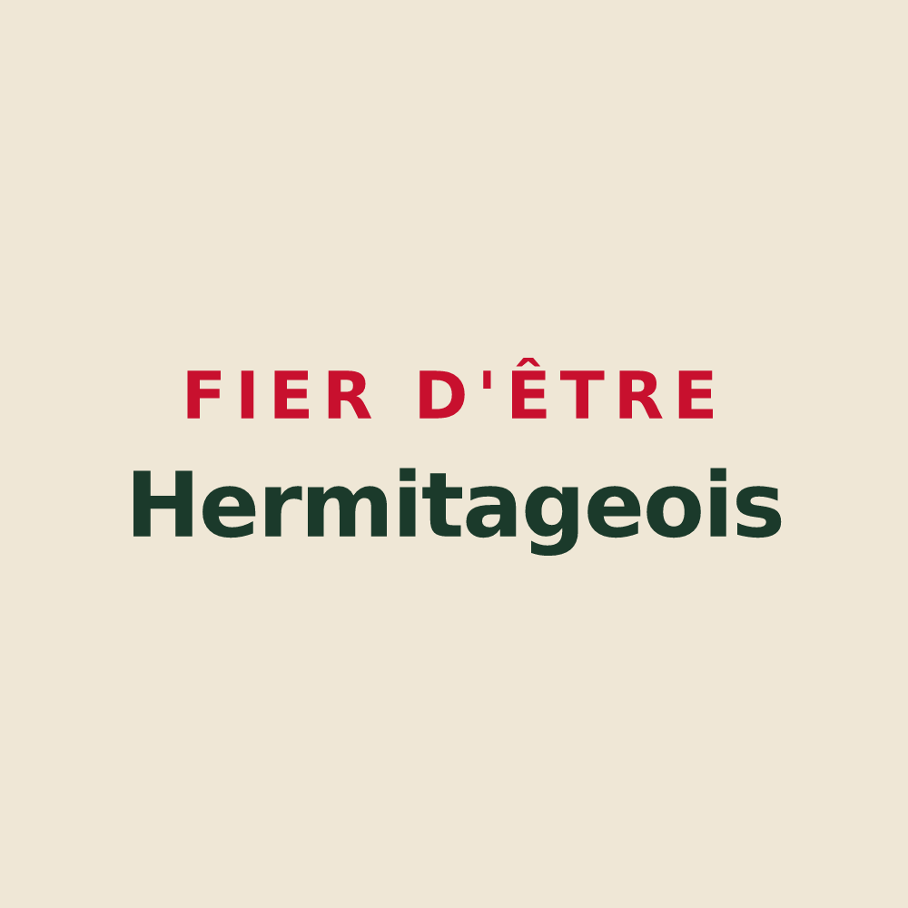 Tote bag « Fier d'être Hermitageois » — design pour L'Hermitage