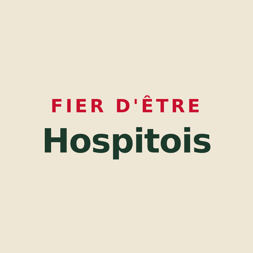 Tote bag « Fier d'être Hospitois » — design pour L'Hôpital-le-Mercier