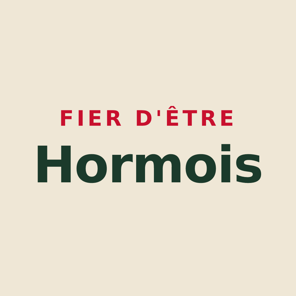 Tote bag « Fier d'être Hormois » — design pour L'Horme