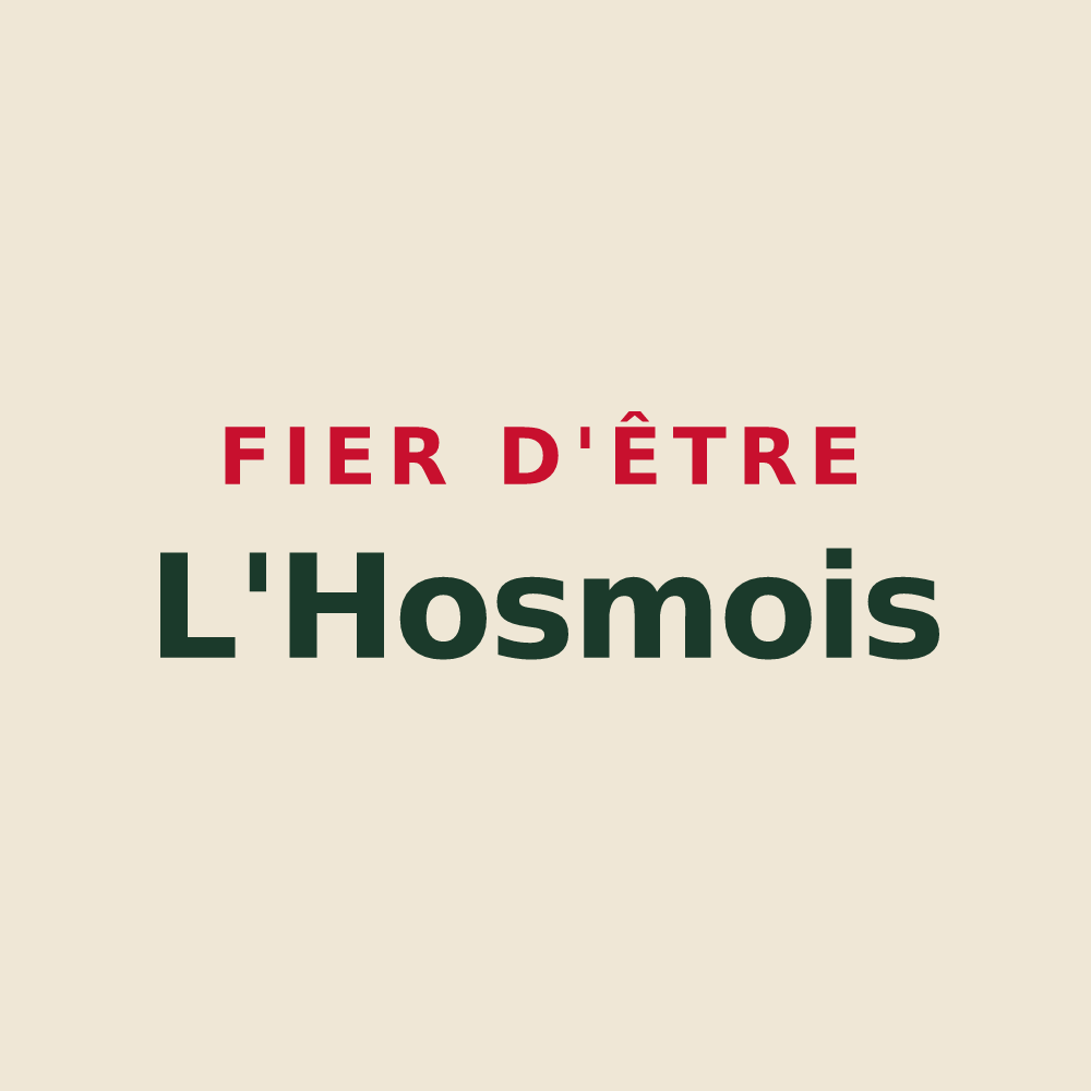 Tote bag « Fier d'être L'Hosmois » — design pour L'Hosmes