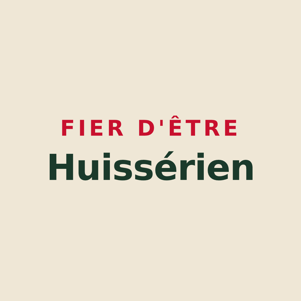 Tote bag « Fier d'être Huissérien » — design pour L'Huisserie