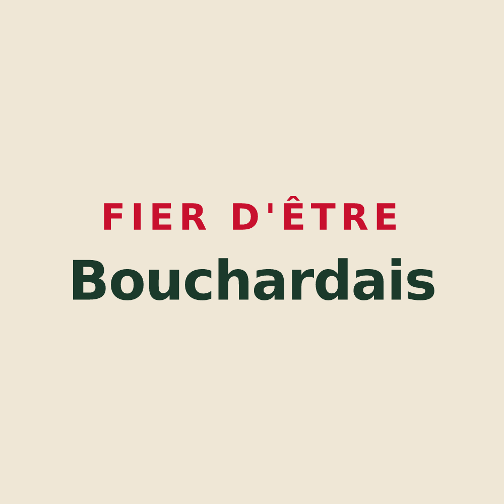 Tote bag « Fier d'être Bouchardais » — design pour L'Île-Bouchard