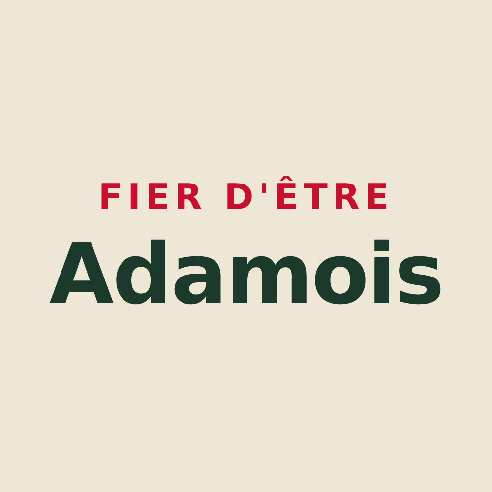 Tote bag « Fier d'être Adamois » — design pour L'Isle-Adam