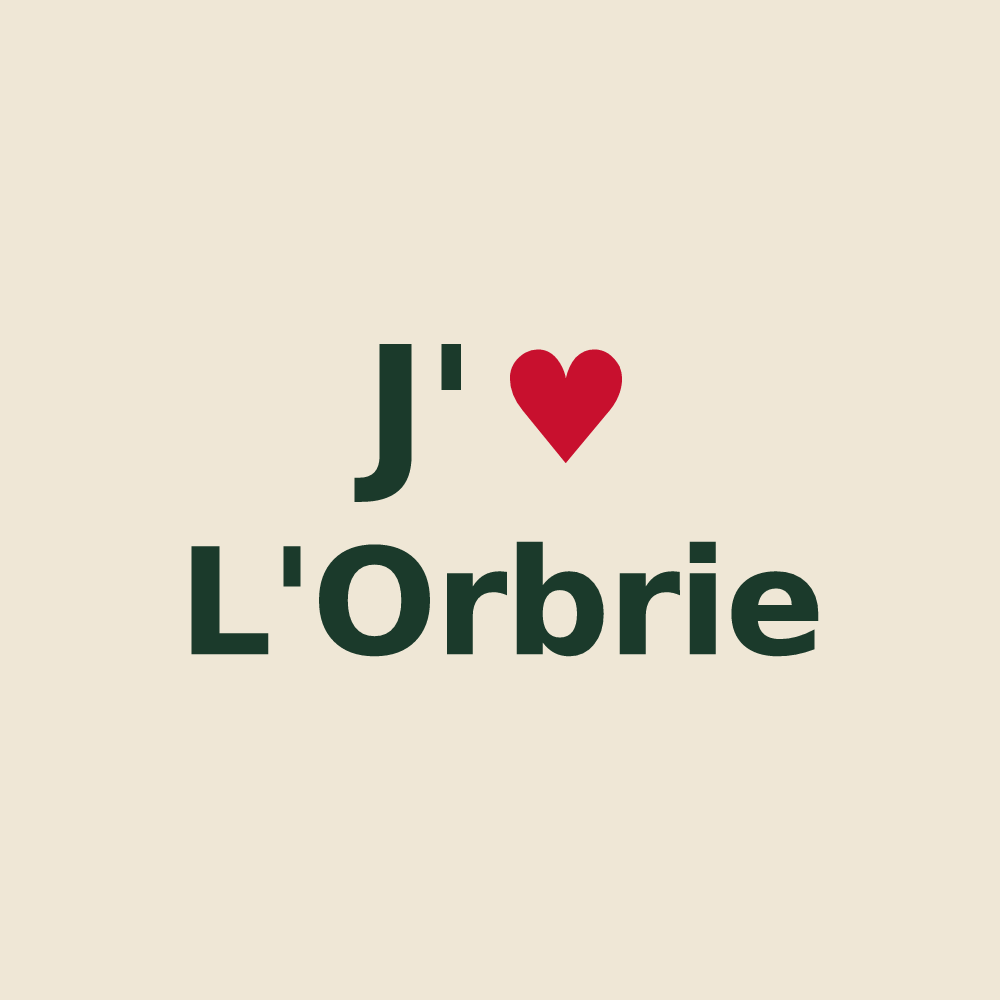 Tote bag personnalisé L'Orbrie — design J'aime L'Orbrie
