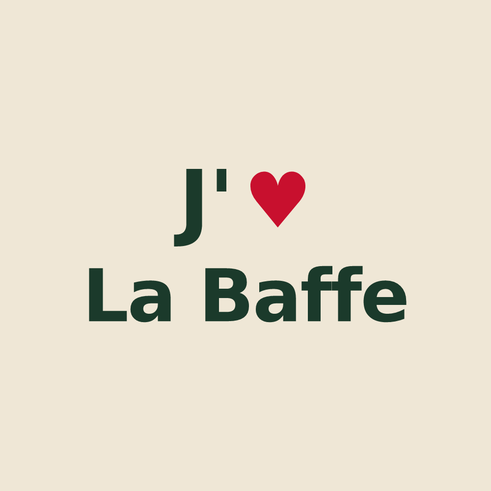 Tote bag personnalisé La Baffe — design J'aime La Baffe