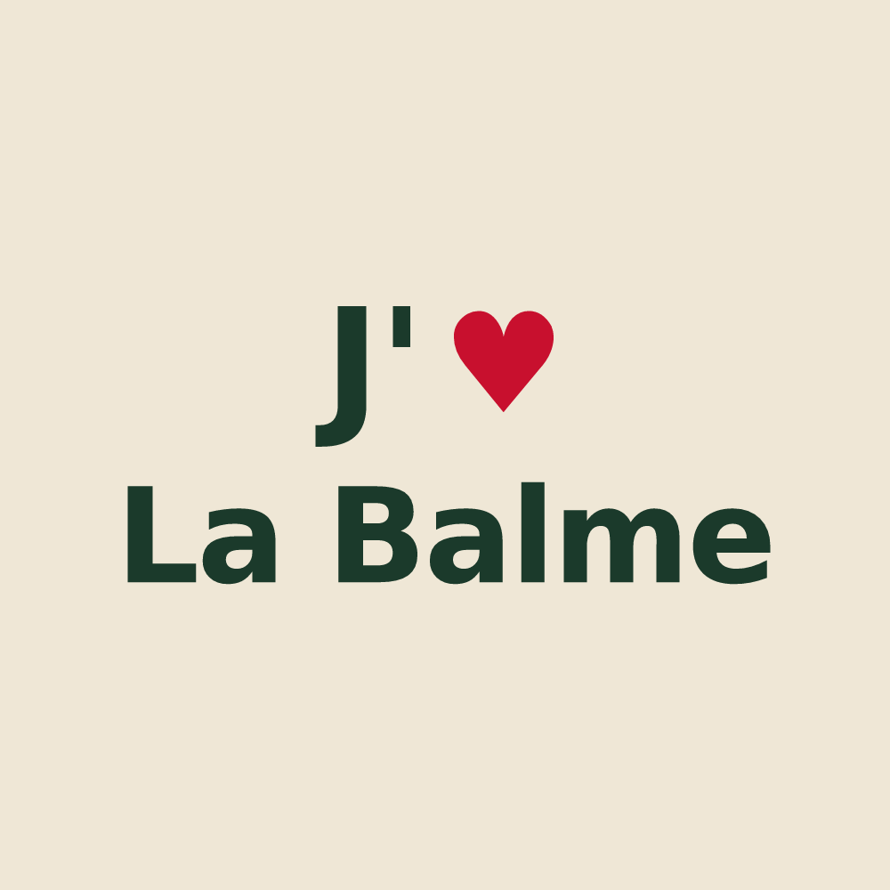 Tote bag personnalisé La Balme — design J'aime La Balme