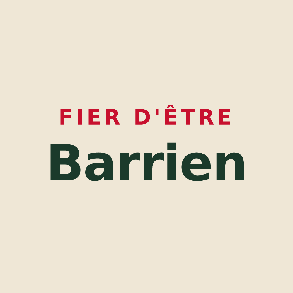 Tote bag « Fier d'être Barrien » — design pour La Barre-de-Monts