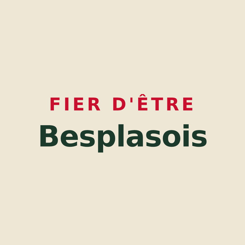 Tote bag « Fier d'être Besplasois » — design pour La Bastide-de-Besplas