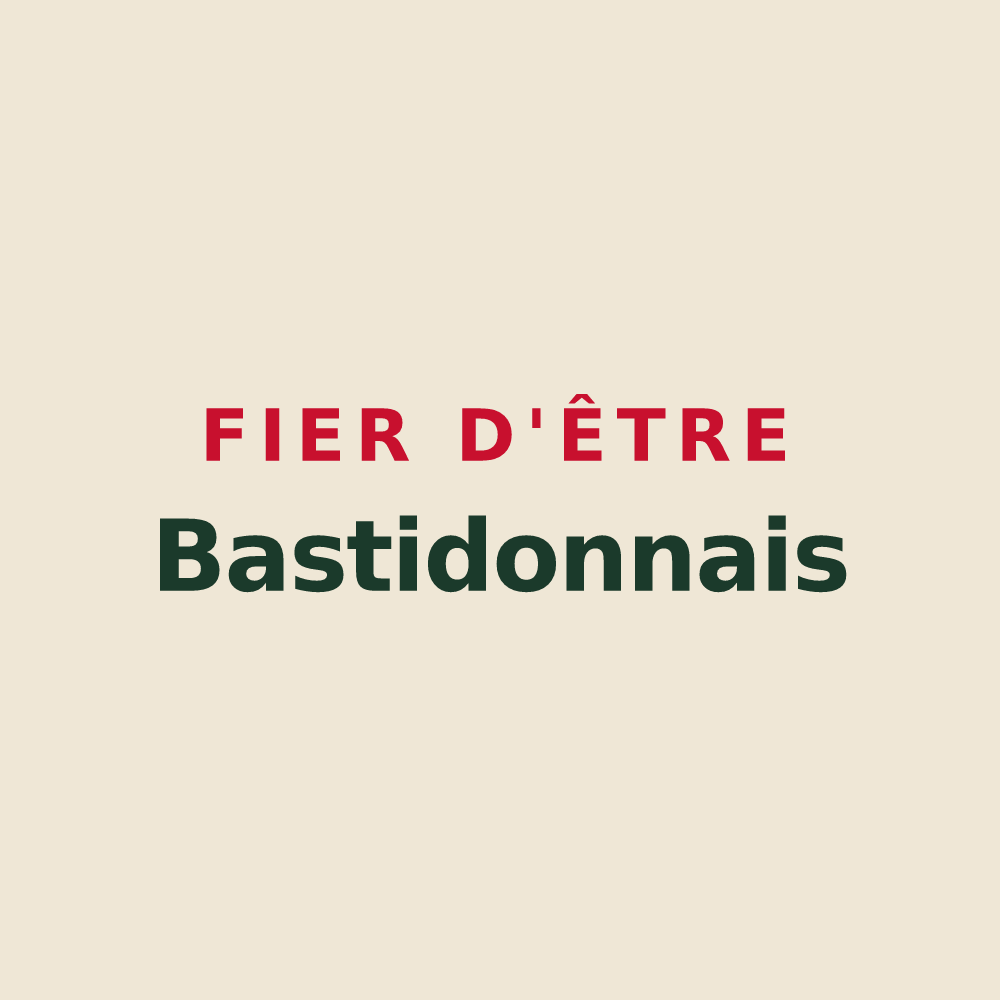 Tote bag « Fier d'être Bastidonnais » — design pour La Bastidonne