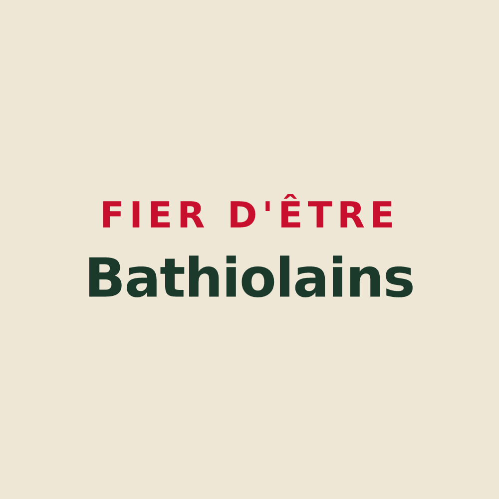 Tote bag « Fier d'être Bathiolains » — design pour La Bâthie
