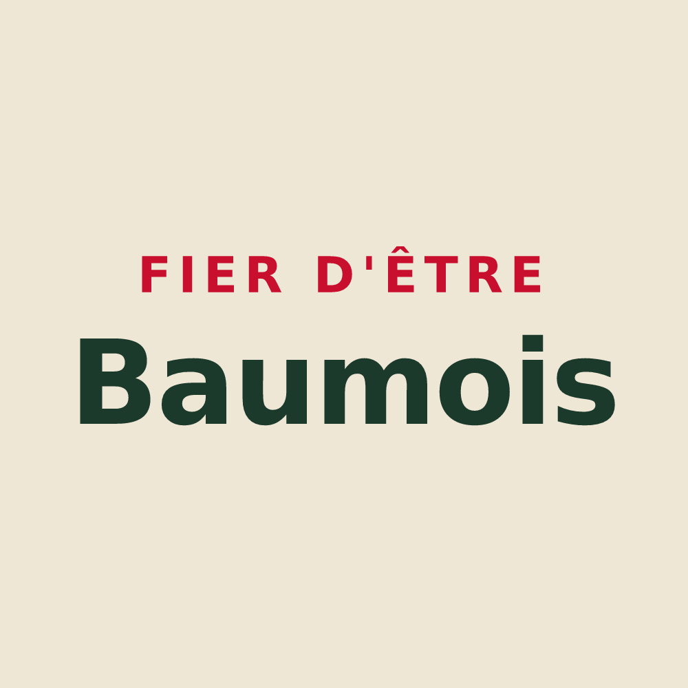 Tote bag « Fier d'être Baumois » — design pour La Baume-de-Transit