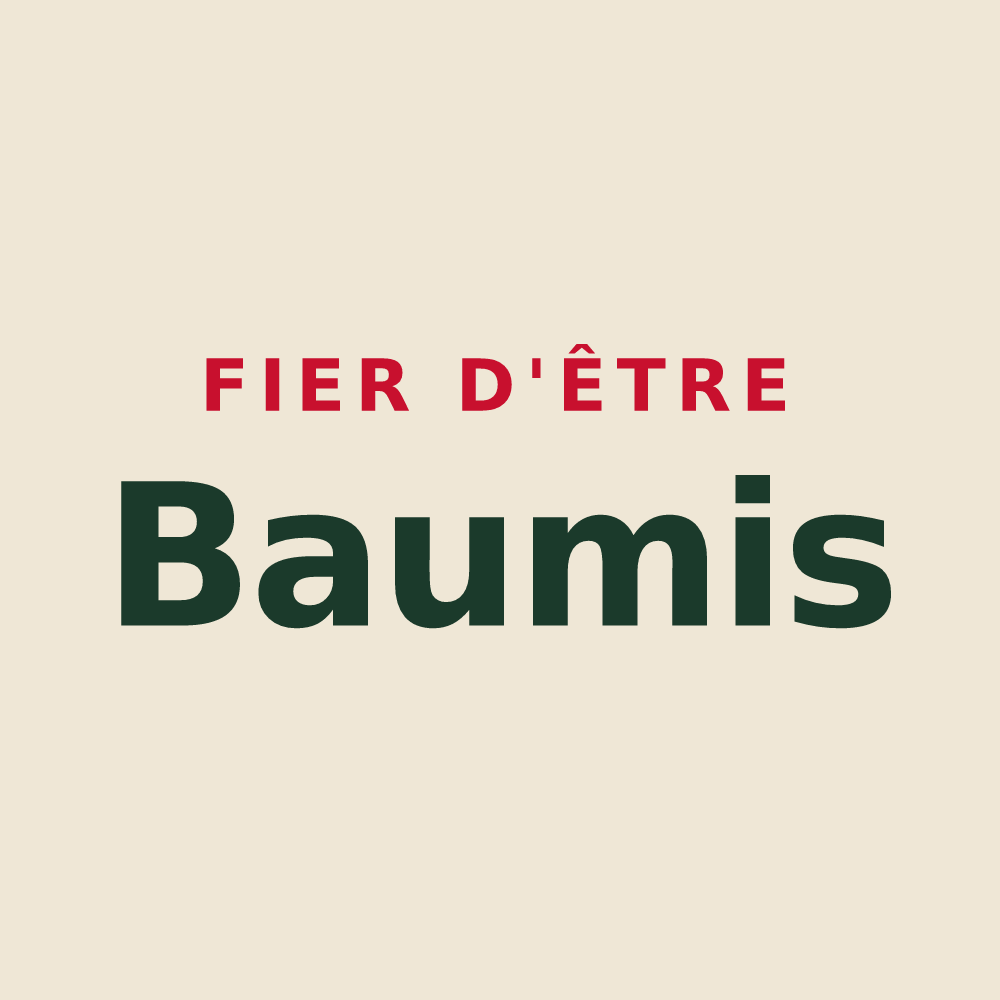 Tote bag « Fier d'être Baumis » — design pour La Baume