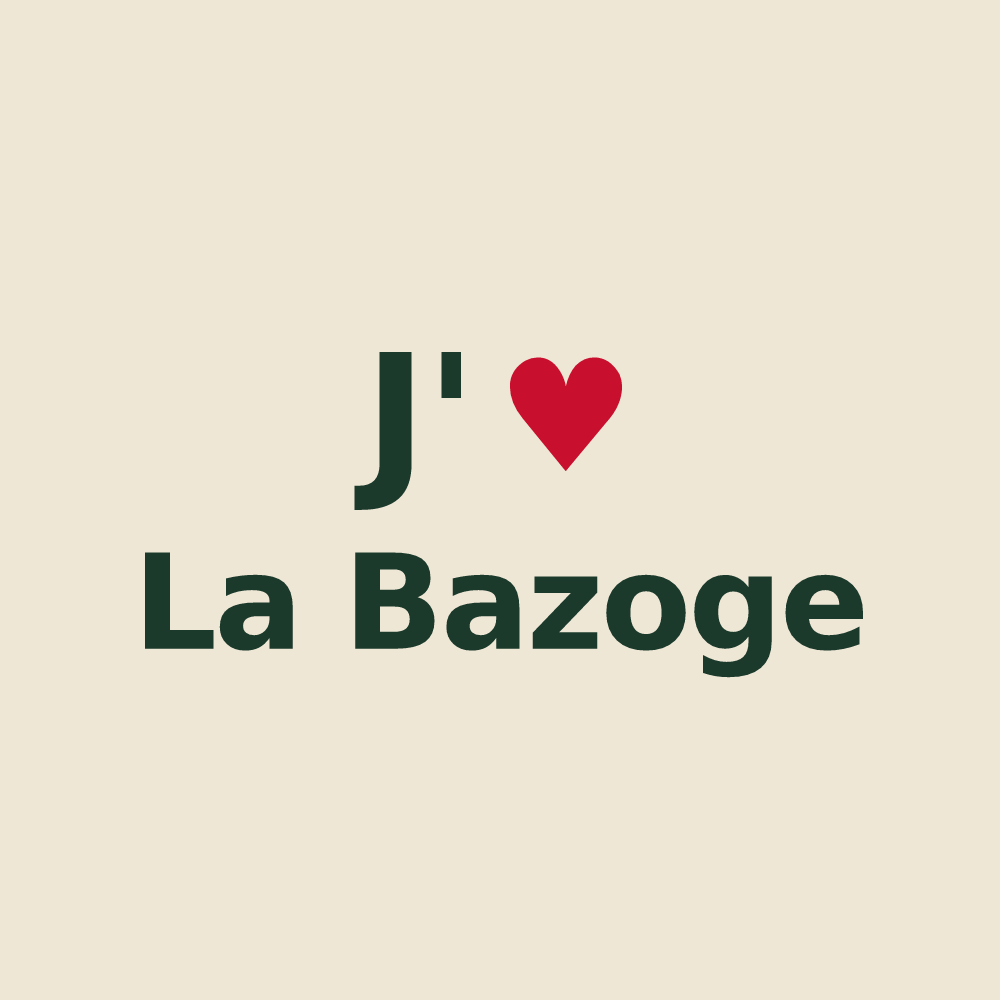 Tote bag personnalisé La Bazoge — design J'aime La Bazoge