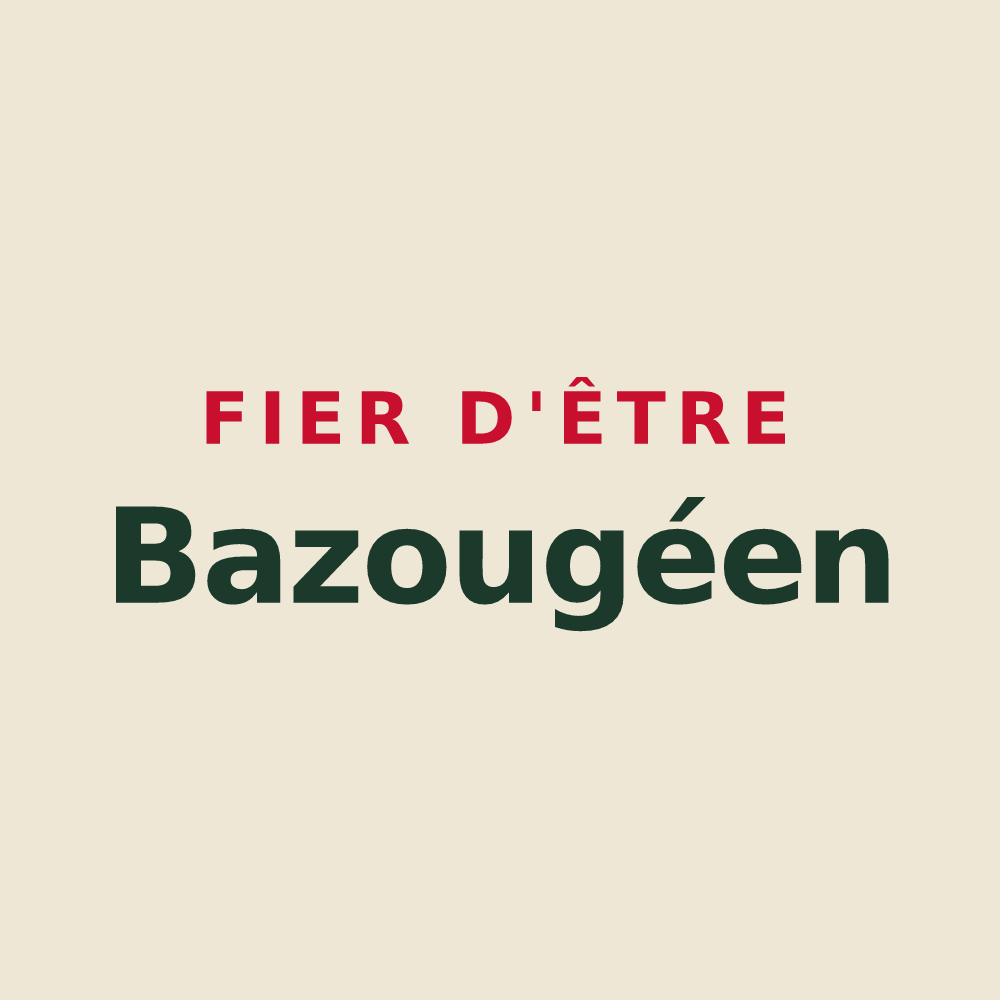 Tote bag « Fier d'être Bazougéen » — design pour La Bazouge-de-Chemeré