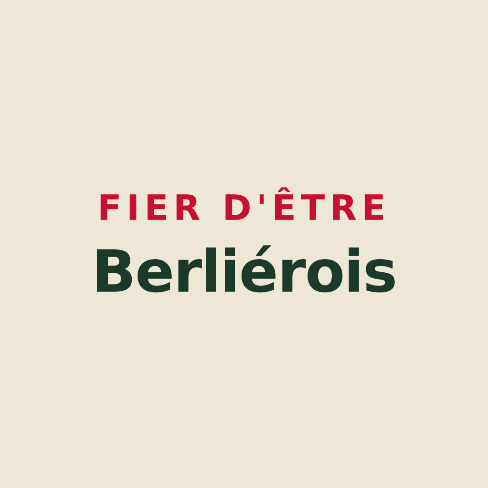 Tote bag « Fier d'être Berliérois » — design pour La Berlière