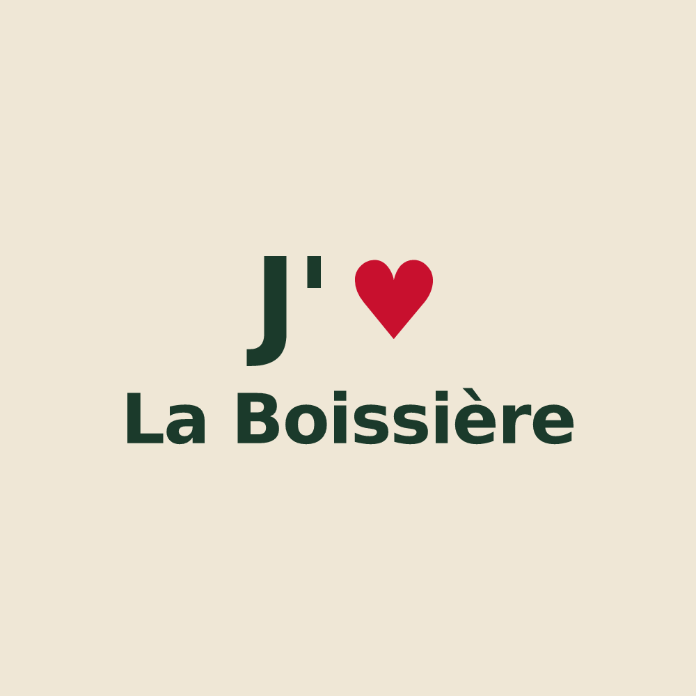 Tote bag personnalisé La Boissière — design J'aime La Boissière