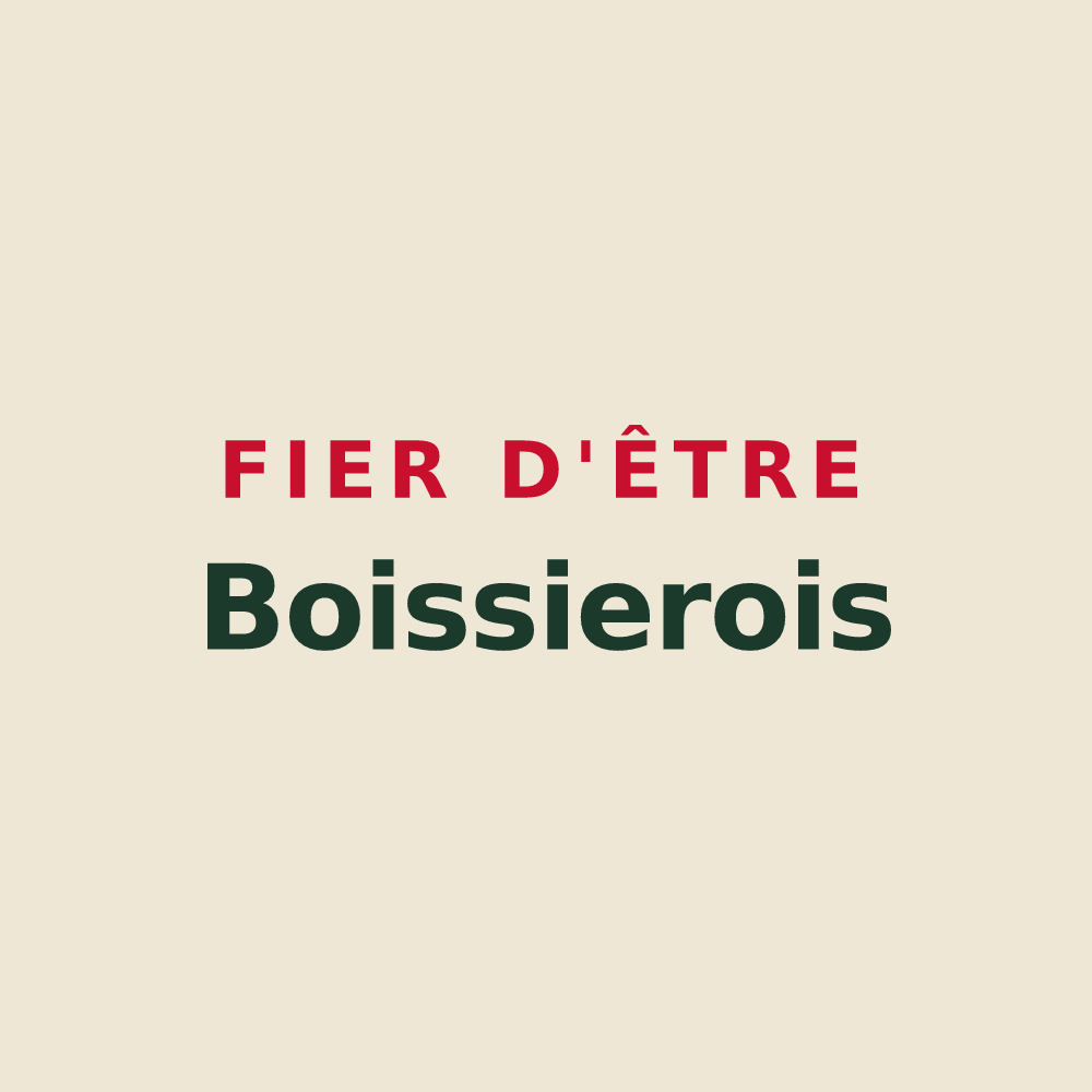 Tote bag « Fier d'être Boissierois » — design pour La Boissière-des-Landes