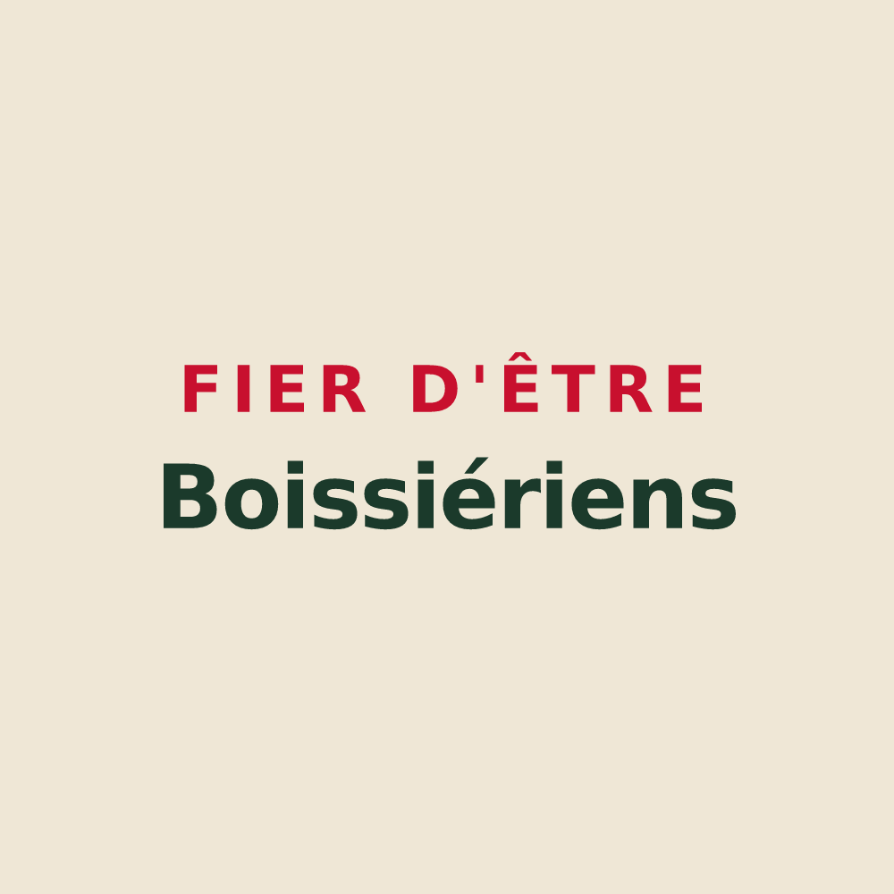 Tote bag « Fier d'être Boissiériens » — design pour La Boissière-du-Doré