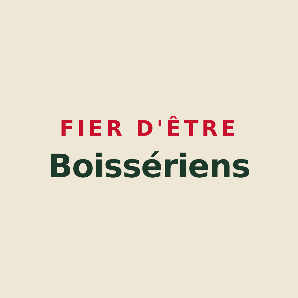 Tote bag « Fier d'être Boissériens » — design pour La Boissière-École