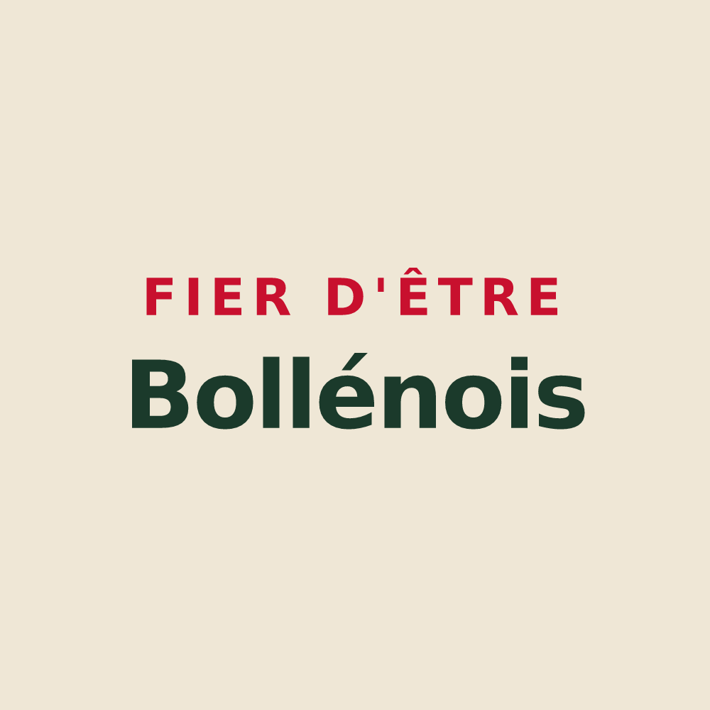 Tote bag « Fier d'être Bollénois » — design pour La Bollène-Vésubie