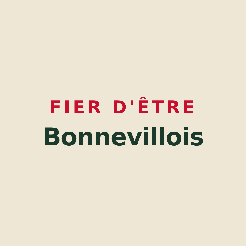 Tote bag « Fier d'être Bonnevillois » — design pour La Bonneville-sur-Iton
