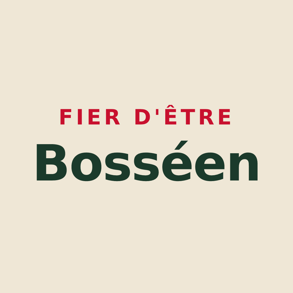 Tote bag « Fier d'être Bosséen » — design pour La Bosse-de-Bretagne