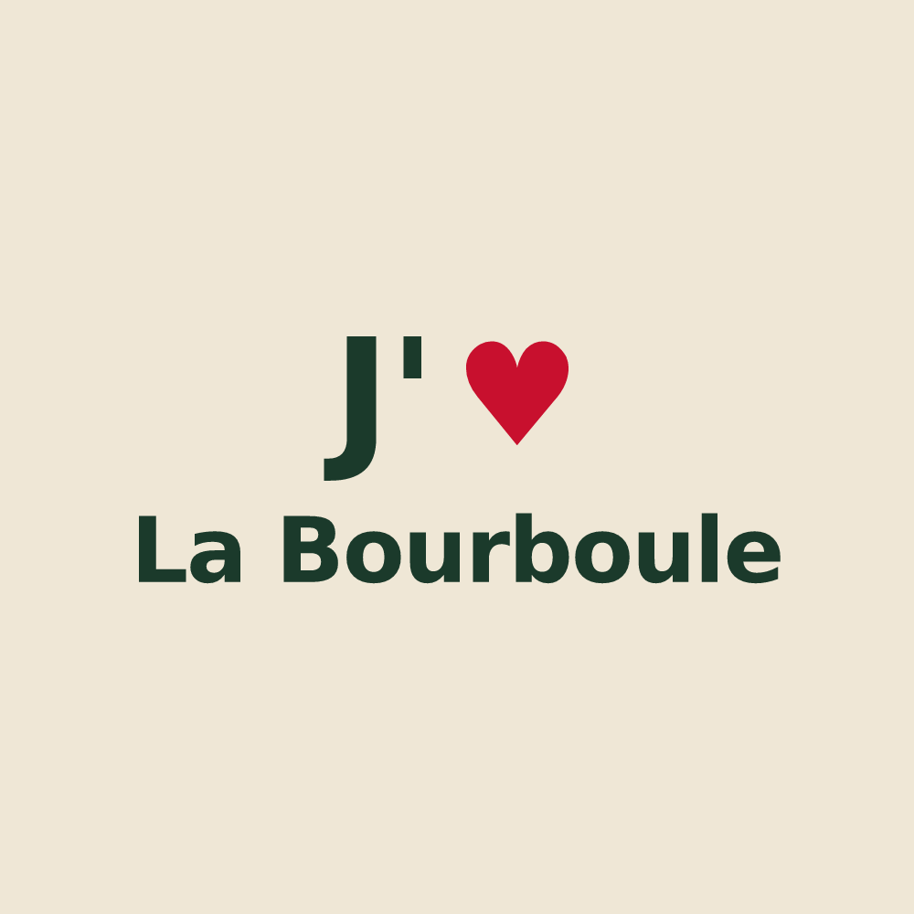 Tote bag personnalisé La Bourboule — design J'aime La Bourboule