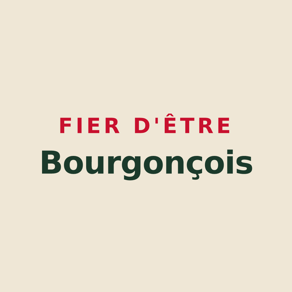 Tote bag « Fier d'être Bourgonçois » — design pour La Bourgonce
