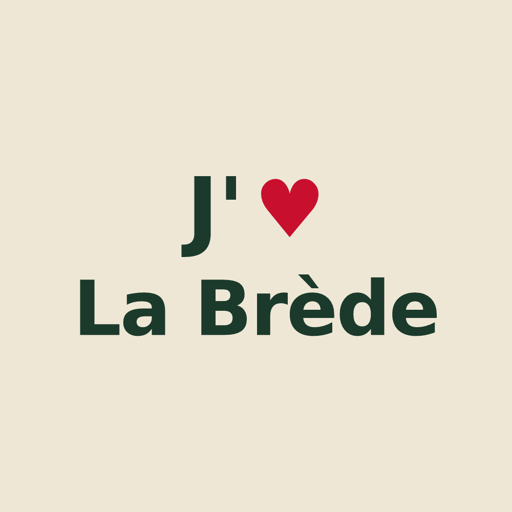 Tote bag personnalisé La Brède — design J'aime La Brède