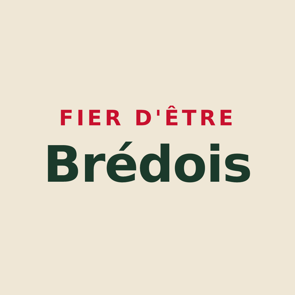 Tote bag « Fier d'être Brédois » — design pour La Brède
