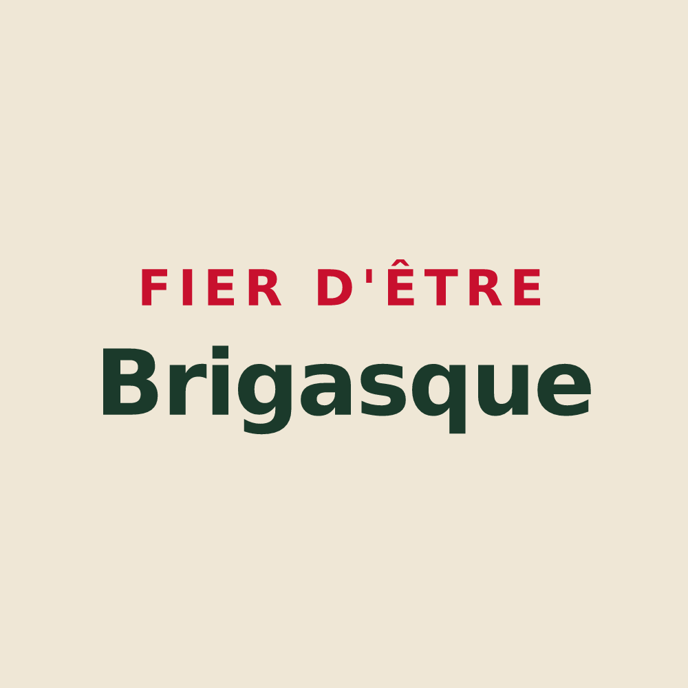 Tote bag « Fier d'être Brigasque » — design pour La Brigue