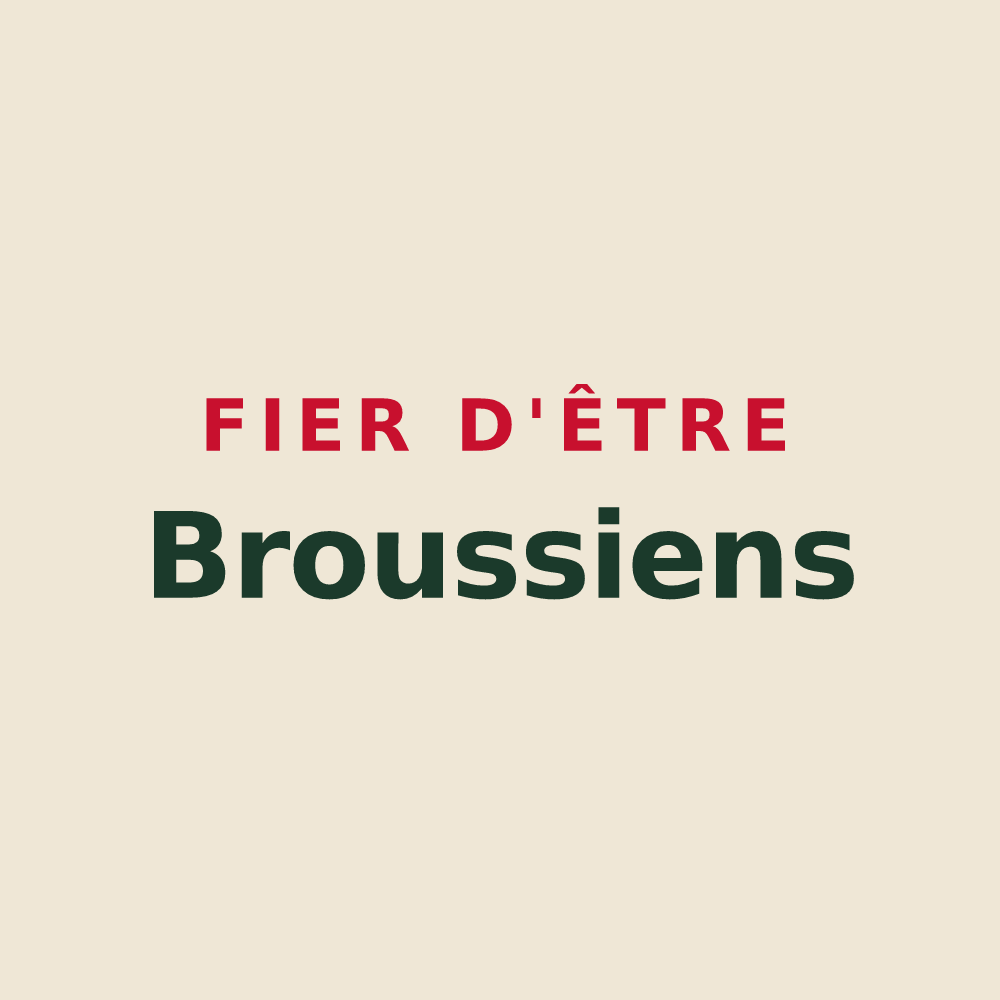 Tote bag « Fier d'être Broussiens » — design pour La Brousse