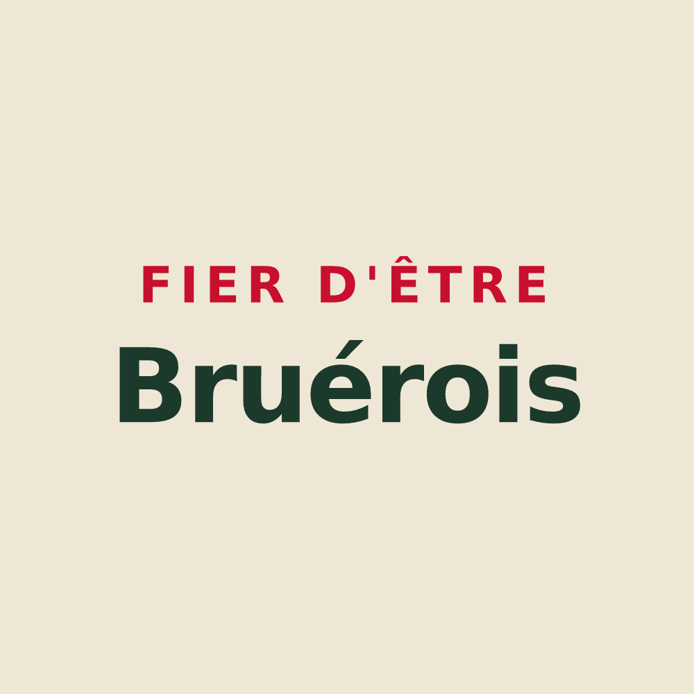 Tote bag « Fier d'être Bruérois » — design pour La Bruère-sur-Loir