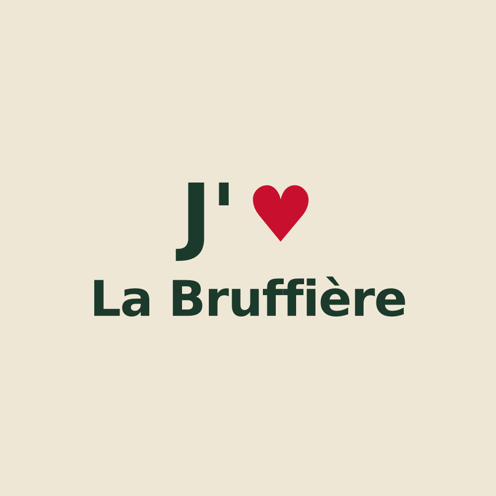 Tote bag personnalisé La Bruffière — design J'aime La Bruffière