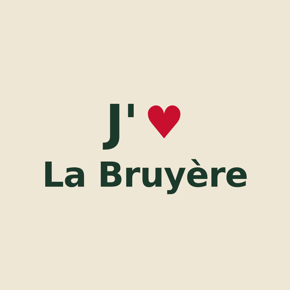 Tote bag personnalisé La Bruyère — design J'aime La Bruyère