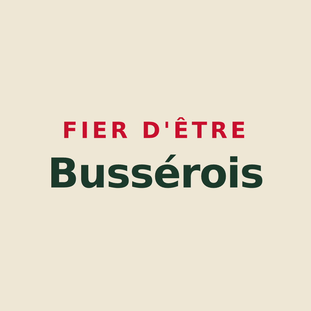 Tote bag « Fier d'être Bussérois » — design pour La Bussière