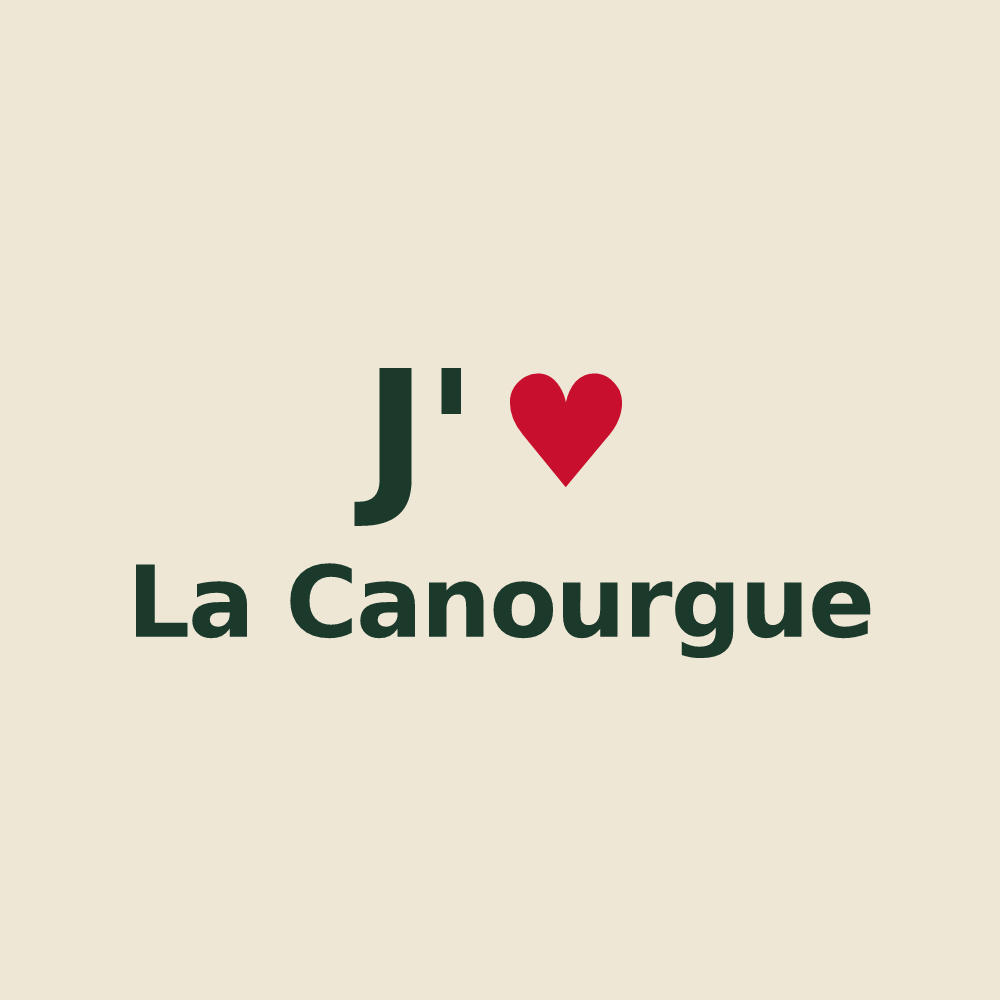 Tote bag personnalisé La Canourgue — design J'aime La Canourgue