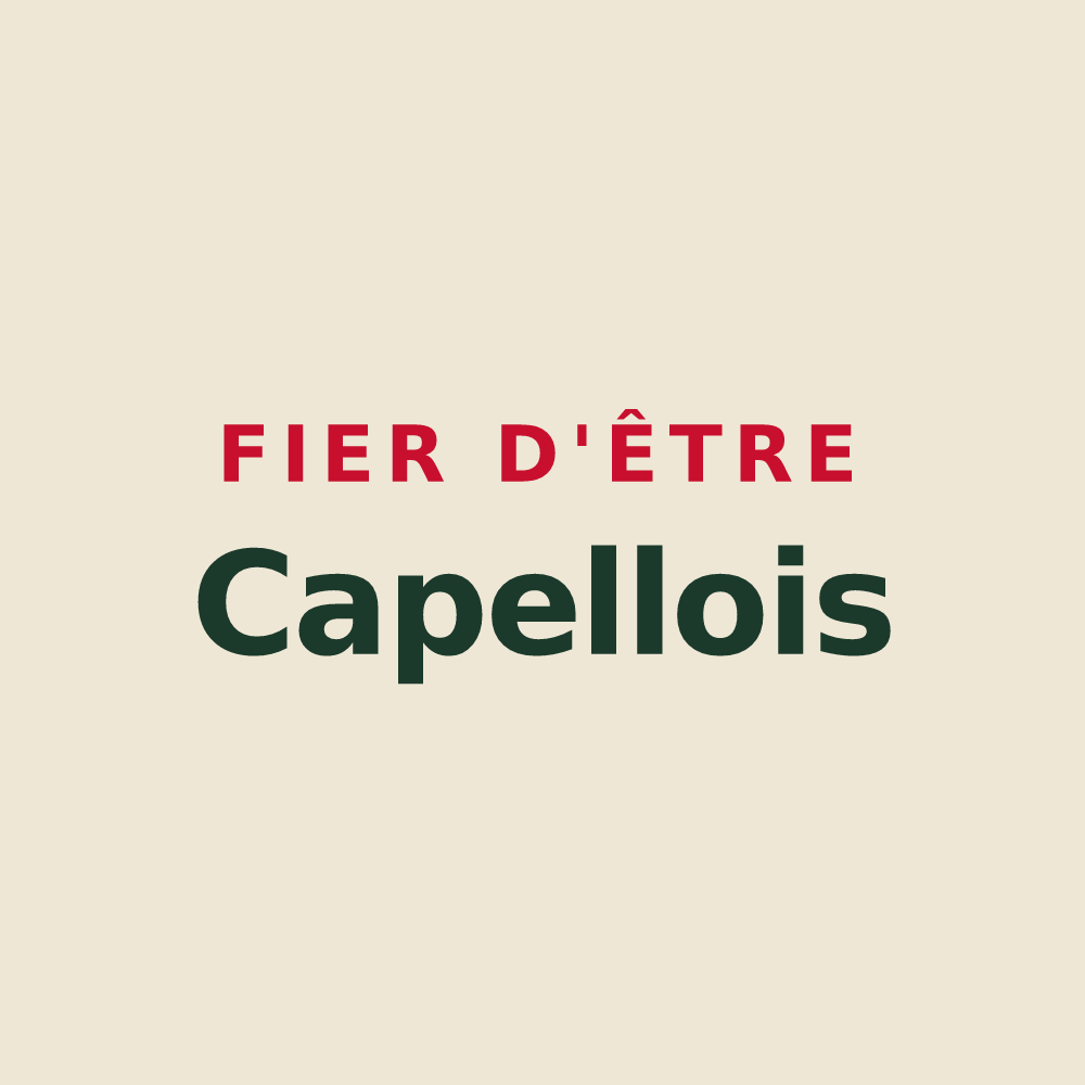 Tote bag « Fier d'être Capellois » — design pour La Capelle-Bleys