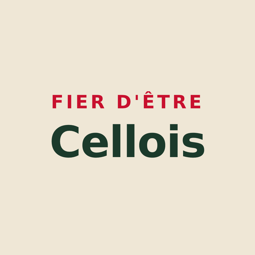 Tote bag « Fier d'être Cellois » — design pour La Celle-Saint-Cloud