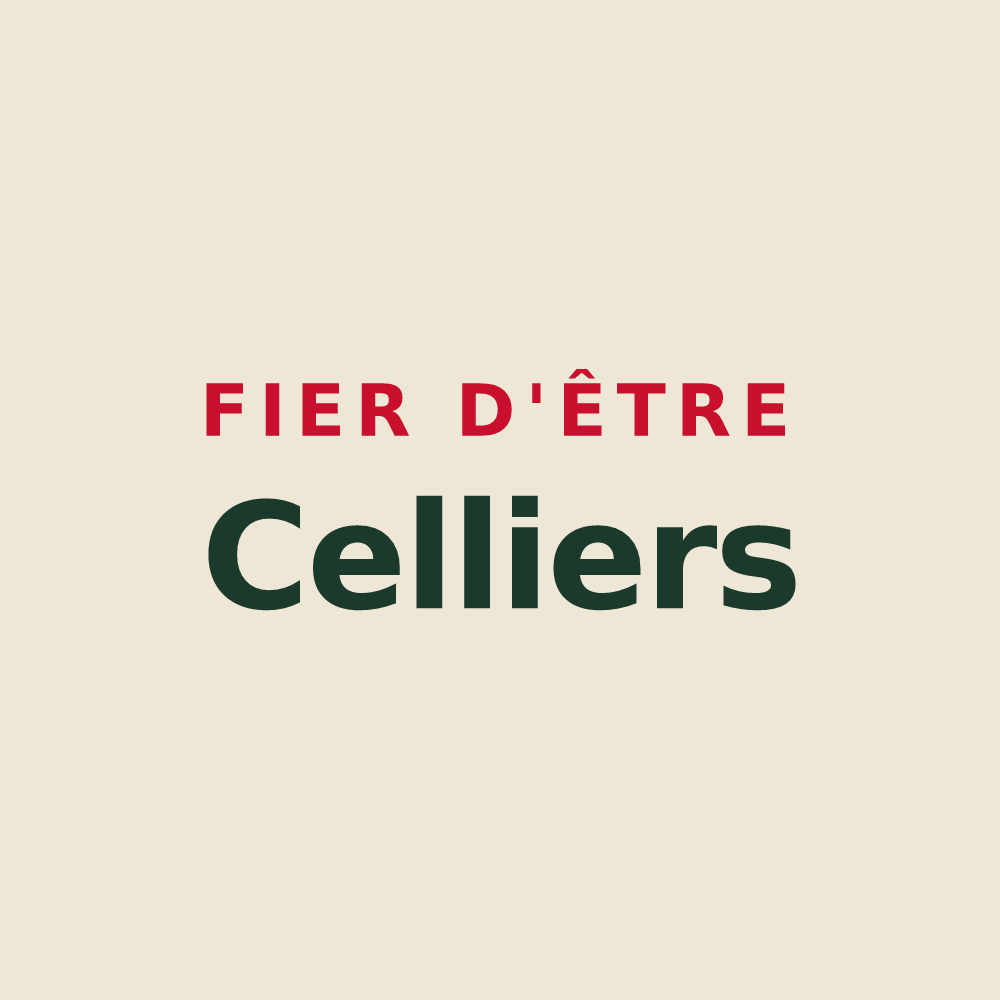 Tote bag « Fier d'être Celliers » — design pour La Celle-sous-Chantemerle
