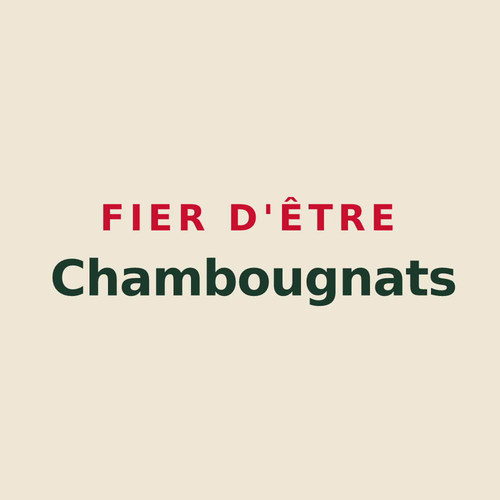 Tote bag « Fier d'être Chambougnats » — design pour La Chambonie