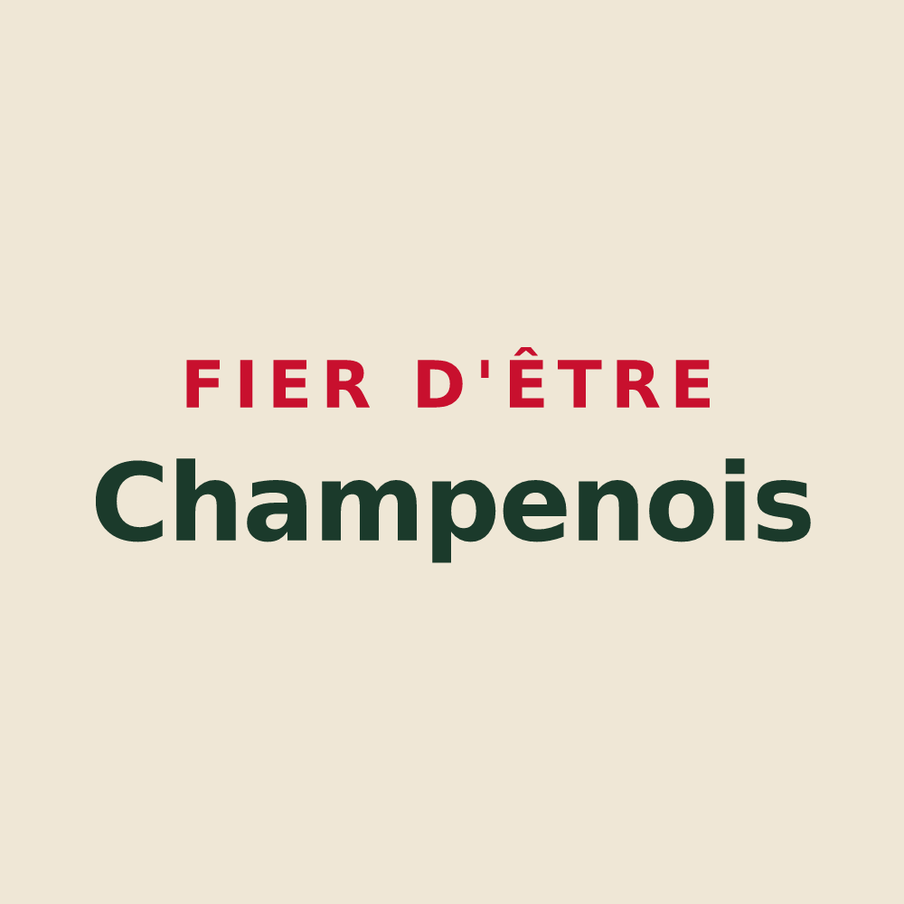 Tote bag « Fier d'être Champenois » — design pour La Champenoise